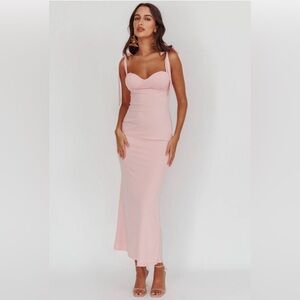 Selfie Leslie NEW Rose Garden Tied Shoulder Maxi